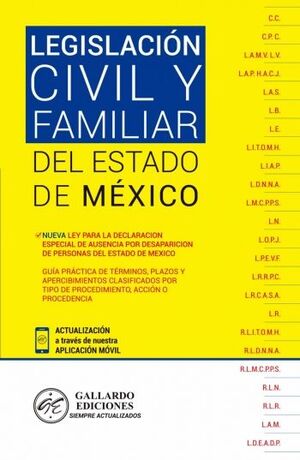 LEGISLACIÓN CIVIL Y FAMILIAR DEL ESTADO DE MÉXICO 2022