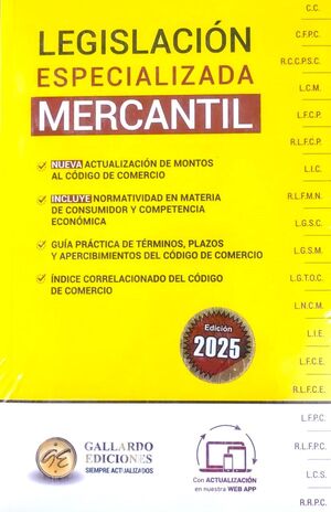 LEGISLACIÓN ESPECIALIZADA MERCANTIL 2024