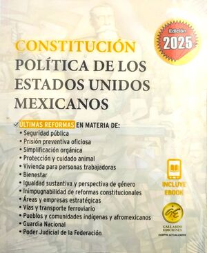 CONSTITUCIÓN POLÍTICA DE LOS ESTADOS UNIDOS MEXICANOS 2024 BOLSILLO + EBOOK