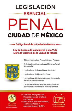 LEGISLACIÓN PENAL ESENCIAL DE LA CDMX 2026