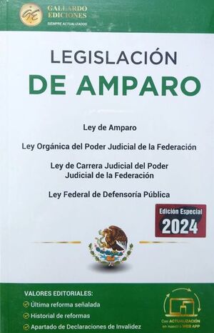 LEGISLACIÓN  DE AMPARO 2024