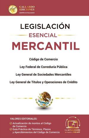 LEGISLACIÓN ESENCIAL MERCANTIL 2026