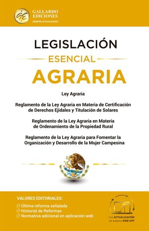 LEGISLACIÓN AGRARIA 2026