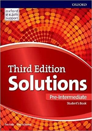 SOLUTIONS 3E PRE-INTERMEDIATE STUDENTS & ONLINE PRACTICE PK