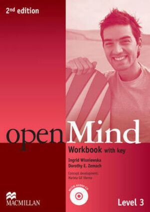 OPENMIND 3 WORKBOOK WITH KEY (WB + AUDIO CD)