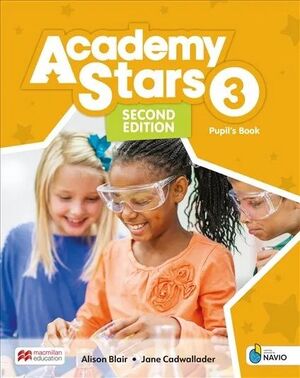 ACADEMY STARS 3 PUPILS BOOK WITH NAVIO APP AND DIGITAL PUPILS BOOK