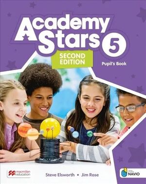 ACADEMY STARS 5 PUPILS BOOK WITH NAVIO APP AND DIGITAL PUPILS BOOK