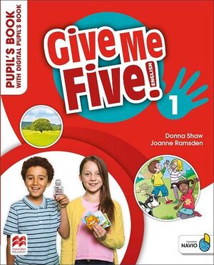 GIVE ME FIVE 1 PUPILS BOOK + DPB + APP