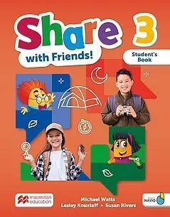SHARE WITH FRIENDS! 3 STUDENT`S BOOK WITH NAVIO APP + DSB + SHAREBOOK AND SHAREBOOK EBOOK