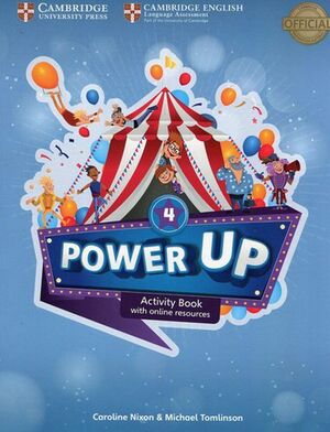 POWER UP 4 ACTIVITY BOOK WITH ONLINE RESOURCES AND HOME BOOKLET