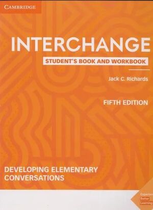 INTERCHANGE DEVELOPING ELEMENTARY CONVERSATIONS SB & WB WITH ONLINE SELF-STUDY NORMALES 2