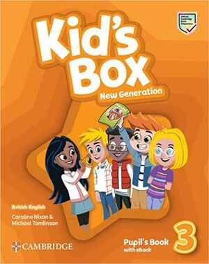 KIDS BOX NEW GENERATION 3 PUPILS BOOK WITH EBOOK