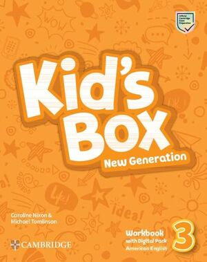 AMERICAN ENGLISH KIDS BOX  NEW GENERATION 3 WORKBOOK WITH DIGITAL PACK