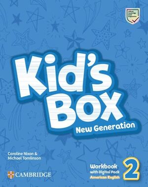 AMERICAN ENGLISH KIDS BOX  NEW GENERATION 2 WORKBOOK WITH DIGITAL PACK
