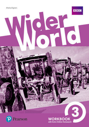 WIDER WORLD 3 WORKBOOK WITH ONLINE HOMEWORK PACK