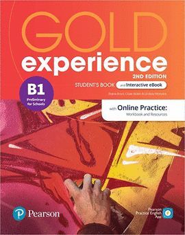 GOLD EXPERIENCE B1 STUDENTS BOOK & INTERACTIVE EBOOK WITH ONLINE PRACTICE DIGITAL RESOURCES & APP