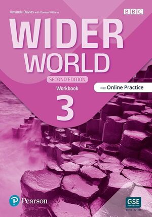WIDER WORLD 3 BRITISH WORKBOOK WITH ONLINE PRACTICE AND APP
