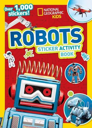NATGEO KIDS ROBOTS STICKER ACTIVITY BOOK