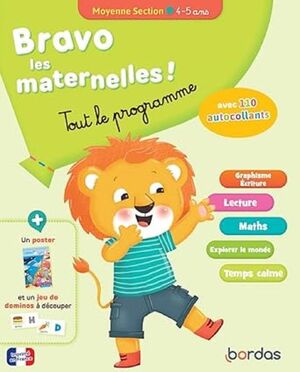 BRAVO LES MATERNELLES TOUT LE PROGRAMME MOYENNE SECTION 4-5 ANS