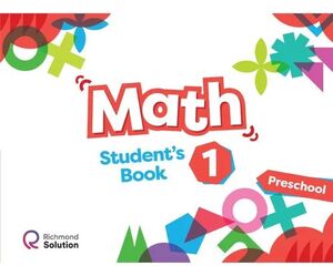 PRESCHOOL MATH 1 STUDENT'S BOOK