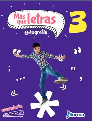 MÁS QUE LETRAS 3 SECUNDARIA