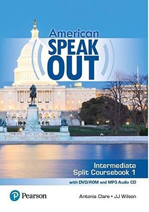 AMERICAN SPEAKOUT SPLIT 1 COURSEBOOK WITH DVD-ROM AND MP3 AUDIO CD INTERMEDIATE