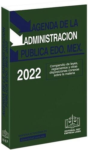 AGENDA DE LA ADMINISTRACIÓN PÚBLICA DEL ESTADO DE MÉXICO 2022