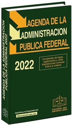 AGENDA DE LA ADMINISTRACIÓN PÚBLICA FEDERAL 2022