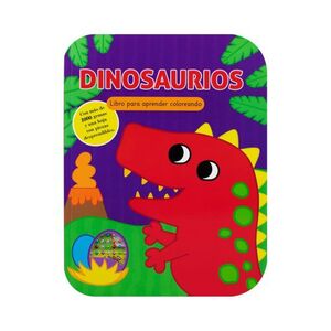 LIBRO PARA APRENDER COLOREANDO: DINOSAURIOS
