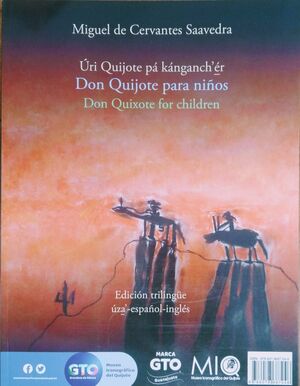 DON QUIJOTE / POPOL WUJ PARA NIÑOS - TRILINGÜE