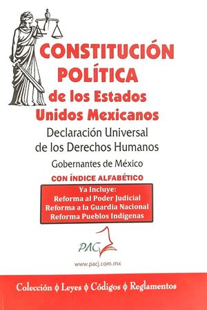 CONSTITUCIÓN POLÍTICA DE LOS ESTADOS UNIDOS MEXICANOS 2025