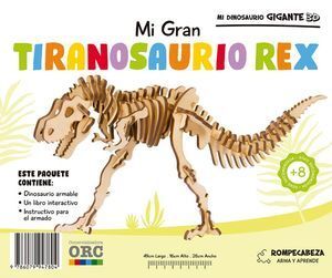 MI DINOSAURIO GIGANTE 3D TIRANOSAURIO REX