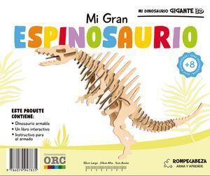 MI DINOSAURIO GIGANTE 3D ESPINOSAURIO