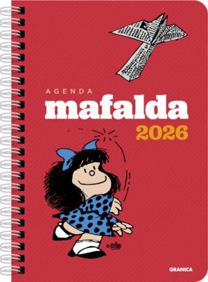 MAFALDA 2026 ANILLADA COLUMNA ROJA