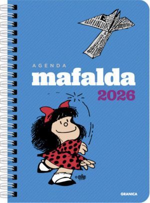 MAFALDA 2026 ANILLADA COLUMNA AZUL