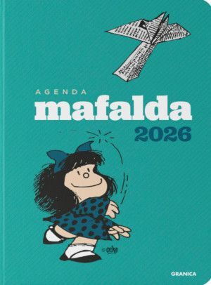 MAFALDA 2026 ENCUADERNADA TURQUESA