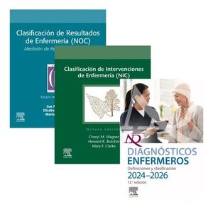 PACK NANDA 2024/2026 + NIC + NOC ENFERMERIA