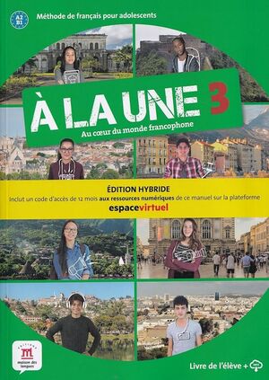 À LA UNE 3 LIBRO DEL ALUMNO