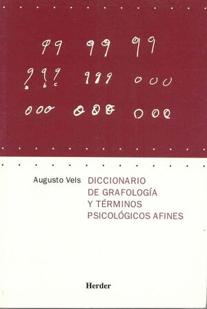 DICCIONARIO DE GRAFOLOGIA Y TERMINOS PSICOLÓGICOS AFINES