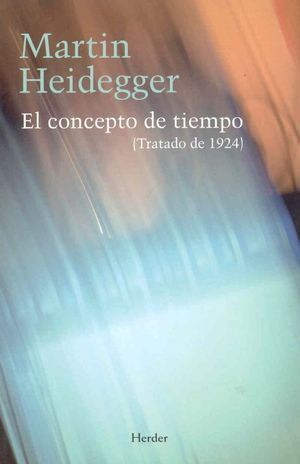CONCEPTO DE TIEMPO, EL (TRATADO DE 1924)