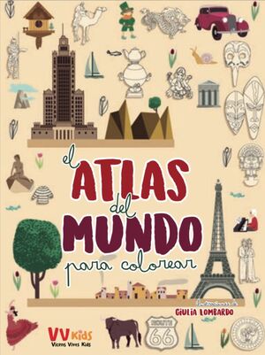 ATLAS DEL MUNDO PARA COLOREAR