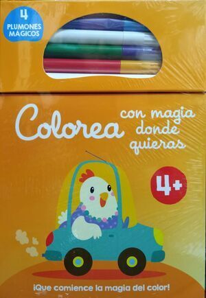 COLOREA CON MAGIA DONDE QUIERAS. GALLINA