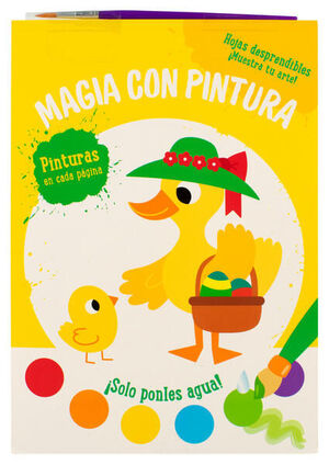 LIBRO PARA NIÑOS MAGIA CON PINTURA: PATO