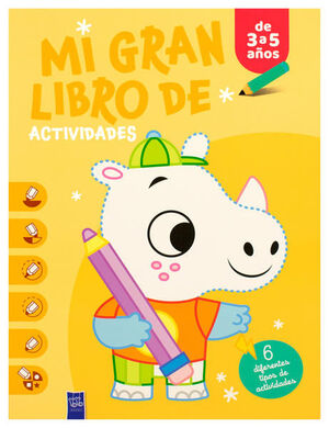LIBRO INFANTIL: MI GRAN LIBRO DE ACTIVIDADES. RINOCERONTE