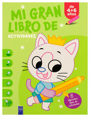LIBRO INFANTIL: MI GRAN LIBRO DE ACTIVIDADES. GATO
