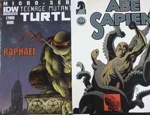 PACK TURTELES & ABE SAPIEN
